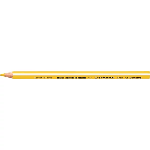 Színes ceruza, háromszögletű, vastag, STABILO "Trio thick", sárga Színes ceruza, háromszögletű, vastag, STABILO "Trio thick", sárga