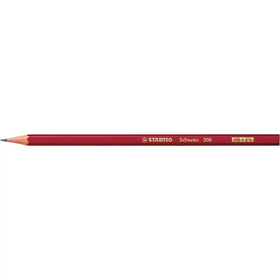 Grafitceruza, HB, hatszögletű, STABILO "Schwan"