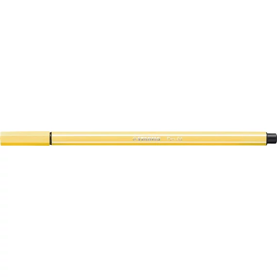 Rostirón, 1 mm, STABILO "Pen 68", sárga