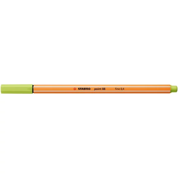 Tűfilc, 0,4 mm, STABILO "Point 88", lime zöld Tűfilc, 0,4 mm, STABILO "Point 88", lime zöld