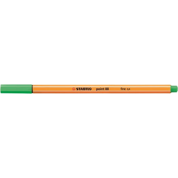 Tűfilc, 0,4 mm, STABILO "Point 88", világos smaragd