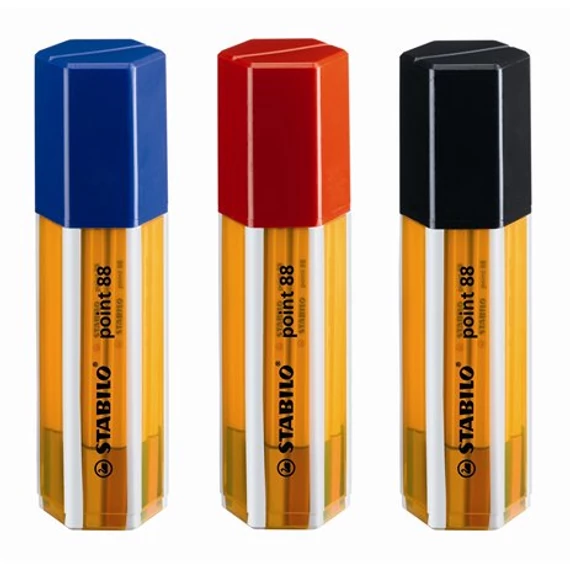 Tűfilc készlet, 0,4 mm, STABILO "Point 88 Big Point Box", 20 különböző szín Tűfilc készlet, 0,4 mm, STABILO "Point 88 Big Point Box", 20 különböző szín
