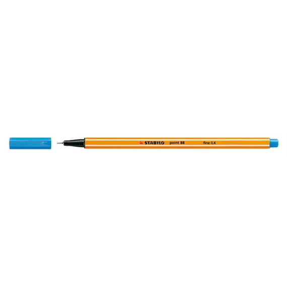 Tűfilc, 0,4 mm, STABILO "Point 88", ultramarin
