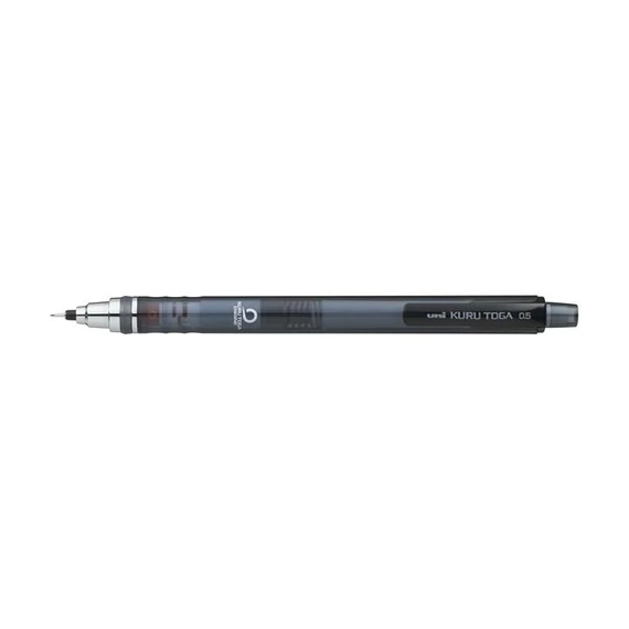 Nyomósirón, 0,5 mm, UNI "M5-450T Kuru Toga", füstszínű