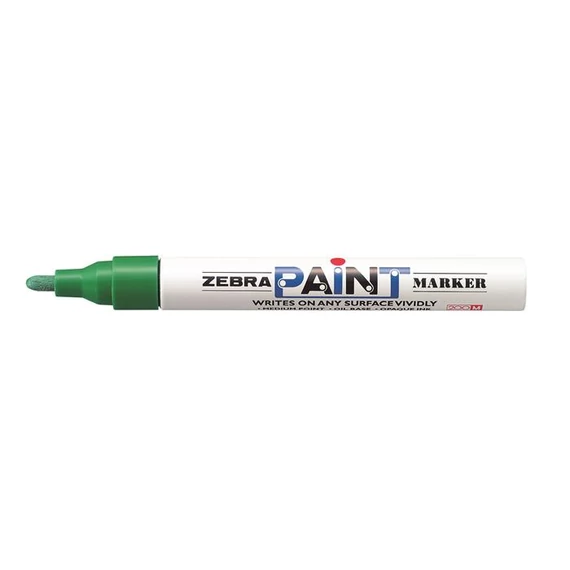 Lakkmarker, 3 mm, ZEBRA "Paint marker", zöld Lakkmarker, 3 mm, ZEBRA "Paint marker", zöld