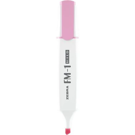 Szövegkiemelő, 3,5 mm, ZEBRA "FM-1 Mild", rózsaszín