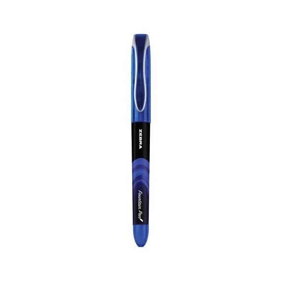 Töltőtoll, 0,6 mm, ZEBRA "Fountain pen", kék