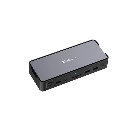 Dokkoló, 15 port, USB-C host, VERBATIM "USB-C Pro CDS-15"