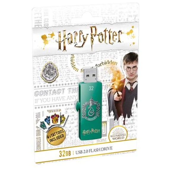 Pendrive, 32GB, USB 2.0, EMTEC "Harry Potter Slytherin"