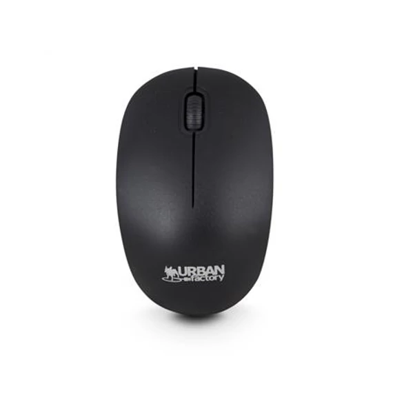 Egér, vezeték nélküli, optikai, kisméret, USB, URBAN FACTORY "Free", fekete Egér, vezeték nélküli, optikai, kisméret, USB, URBAN FACTORY "Free", fekete