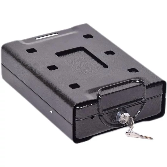 Értéktároló, mobil, 1,1 l, 70x160x220 mm, KINGSAFE "Car Safe"