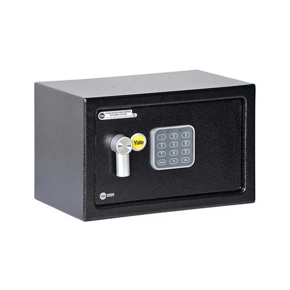 Bútorszéf, elektronikus zár, 8,5 l, 200x310x200 mm, YALE "YSV/200/DB1"