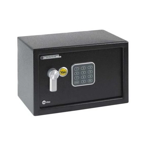 Bútorszéf, elektronikus zár, 16,3 l, 250x350x250 mm,YALE "YSV/250/DB1"
