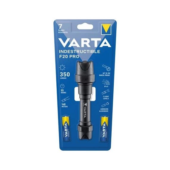 Elemlámpa, LED, törhetetlen, VARTA "Indestructible F20 Pro"