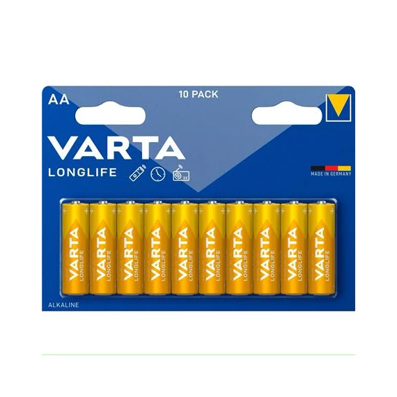 Elem, AA ceruza, 10 db, VARTA "Longlife"