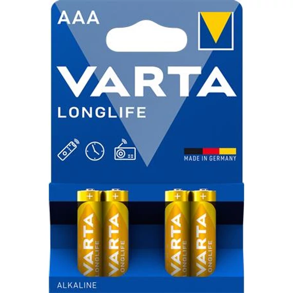 Elem, AAA mikro, 4 db, VARTA "Longlife"