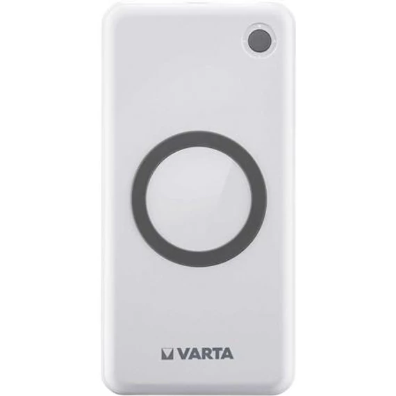 Hordozható akkumulátor, vezeték nélküli töltés, 20000 mAh, VARTA
