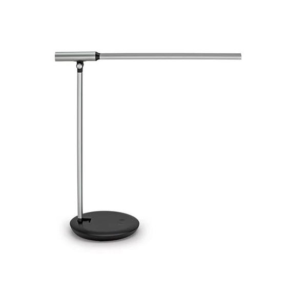 Asztali lámpa, LED, szabályozható, USB, MAUL "Rubia colour vario", szürke