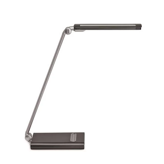Asztali lámpa, LED, szabályozható, USB, MAUL "Pure", szürke