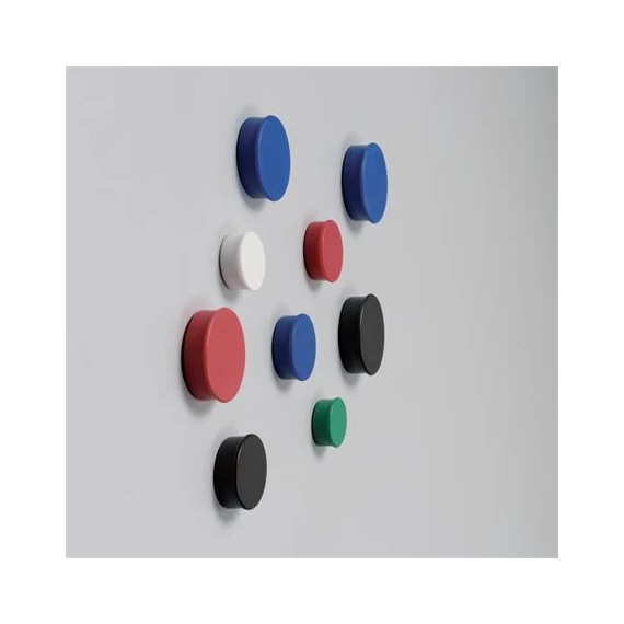 Mágneskorong, 20 mm, 10 db, NOBO, vegyes