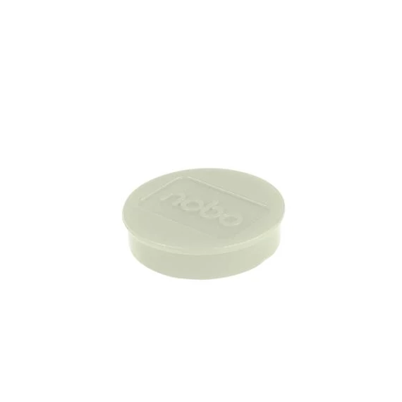 Mágneskorong, erős, 38 mm, 10 db, NOBO, fehér