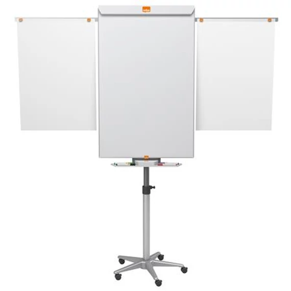 Flipchart tábla, mobil, mágneses felület, 2 db segédkarral, NOBO