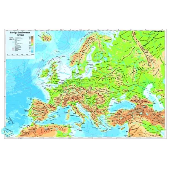 Könyökalátét, egyoldalas, STIEFEL "Európa dombozata"