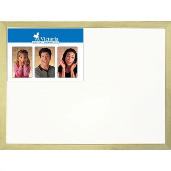 Fehértábla, nem mágneses, 30x40 cm, fa keret, VICTORIA VISUAL Fehértábla, nem mágneses, 30x40 cm, fa keret, VICTORIA VISUAL