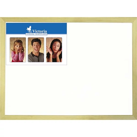 Fehértábla, mágneses, 30x40 cm, fa keret, VICTORIA VISUAL Fehértábla, mágneses, 30x40 cm, fa keret, VICTORIA VISUAL