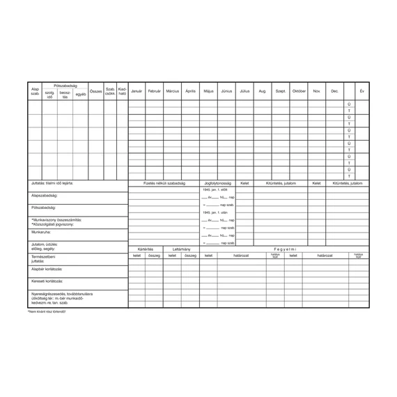 Személyi nyilvántartó tasak 320x220 mm