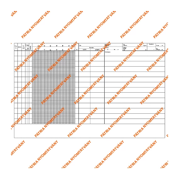 Gyermek lázlap A/3 fekvő Gyermek lázlap A/3 fekvő