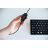 Kép 4/7 - Fejhallgató, mikrofonnal, USB-C, KENSINGTON "H1000"