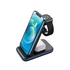 Kép 3/4 - Töltőállomás, 3-az-1-ben, Apple+Qi töltés, CANYON "WS-304", fekete