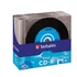 Kép 1/4 - CD-R lemez, bakelit lemez-szerű felület, AZO, 700MB, 52x, 10 db, vékony tok, VERBATIM "Vinyl"