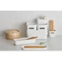Kép 4/5 - Műanyag tárolódoboz, 1,3 liter, SMARTSTORE "Compact Slim", fehér