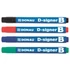 Kép 3/3 - Táblamarker, 2-4 mm, kúpos, DONAU "D-signer B"", fekete