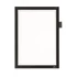 Kép 1/4 - Infokeret, A4, öntapadó, jegyzetelhető, DURABLE DURAFRAME® "NOTE", fekete