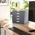 Kép 4/6 - Irattároló, műanyag, 5 fiókos, DURABLE "VARICOLOR® 5", szürke
