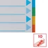 Kép 5/6 - Regiszter, karton, A4, 10 részes, írható előlappal, ESSELTE "Standard", színes