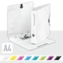 Kép 2/6 - Iratrendező, 65 mm, A4, PP, LEITZ "180 Active Wow", fehér