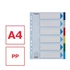 Kép 4/7 - Regiszter, műanyag, A4, 6 részes, ESSELTE
