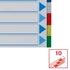 Kép 6/7 - Regiszter, műanyag, A4, 10 részes, ESSELTE