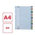 Kép 4/7 - Regiszter, műanyag, A4, 20 részes, ESSELTE