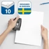 Kép 2/4 - Lyukasztó, kétlyukú, 10 lap, RAPID "FC10 Fashion", fekete