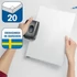 Kép 2/6 - Lyukasztó, kétlyukú, újrahasznosított, 20 lap, RAPID "Eco 20", fekete