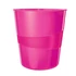 Kép 1/4 - Papírkosár, 15 liter, LEITZ "Wow", rózsaszín
