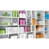 Kép 4/4 - Irattároló, laminált karton, 3 fiókos, LEITZ "Click&Store", fehér