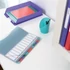 Kép 5/6 - Előrendező, A4, 6 részes, műanyag, ESSELTE "Colour’Breeze", áttetsző