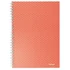 Kép 1/4 - Spirálfüzet, A5, vonalas, 80 lap, ESSELTE "Colour`Breeze", korall