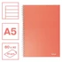 Kép 2/4 - Spirálfüzet, A5, vonalas, 80 lap, ESSELTE "Colour`Breeze", korall
